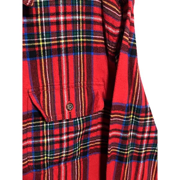 Old Navy Regular Fit Double Brushed Flannel Button Shirt Mens XL Lumberjack Barn - Picture 3 of 7